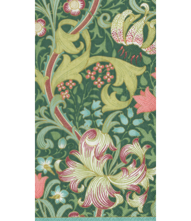 Golden Lily Forest Guest Towel