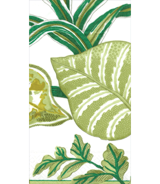 Caspari Florida Ivory Guest Towel