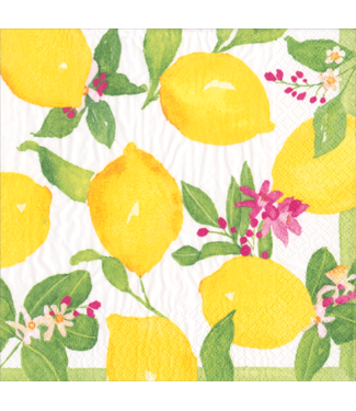 Caspari Limoncello Napkin Cocktail