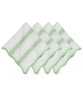 Juliska Cabana Stripe Napkin Set/4 - Seagrass