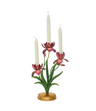 Juliska Meadow Walk Iris 14" Centerpiece Candelabra
