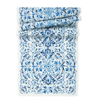 Juliska Iberian 18" x 90" Table Runner - Indigo