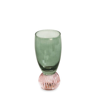 Beatriz Ball GLASS Venice Shot Glass Set of 4 (Green and Lavendar)