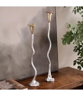 Beatriz Ball Garden Tulip Candlestick Holder 19"