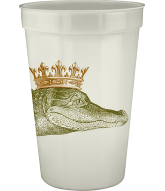 Alexa Pulitzer King Gator 16oz Pearlized Cups - Sleeve of 12