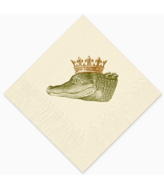Alexa Pulitzer King Gator Beverage Napkin