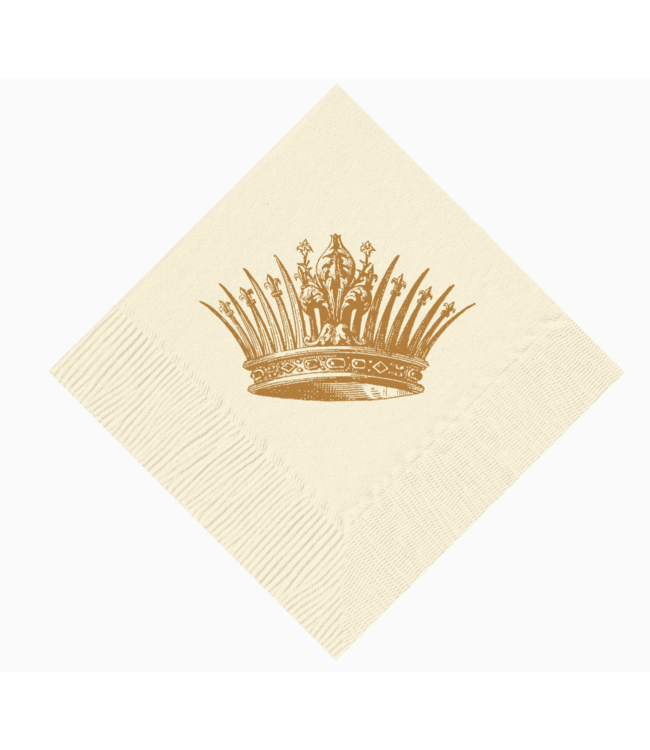 Crown Beverage Napkin