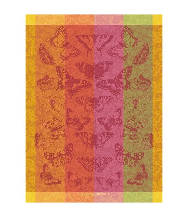 Beaux Papillons Flamboyant Kitchen Towel