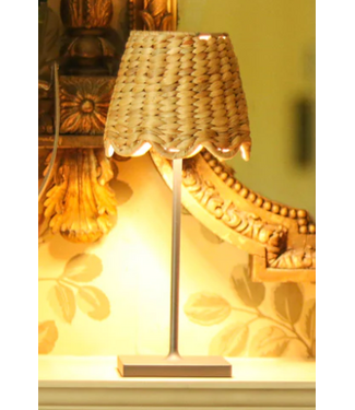 Maison Maison Scalloped Seagrass Lampshade to fit Micro Lamp