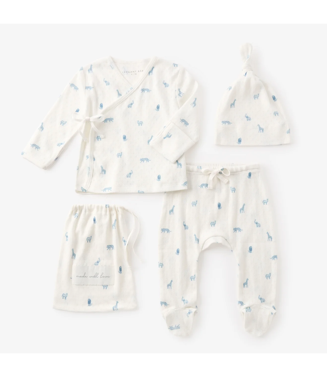 Blue Safari 3 Piece Set Newborn