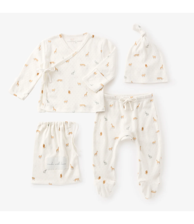 Multicolor Safari 3 Piece Bag Set Newborn