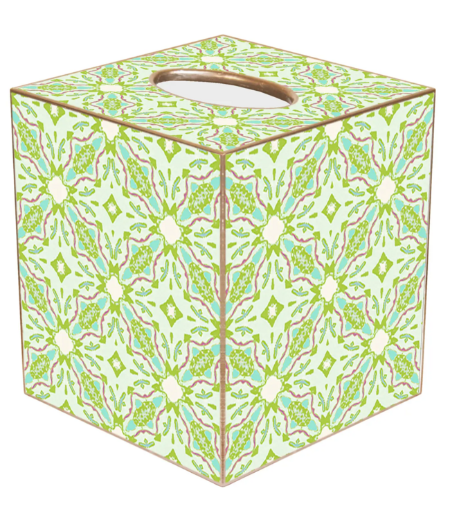 Lagos Green Laura Park Tissue Box