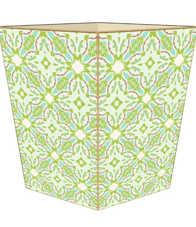 Lagos Green By Laura Park Wastepaper Basket Flat Top