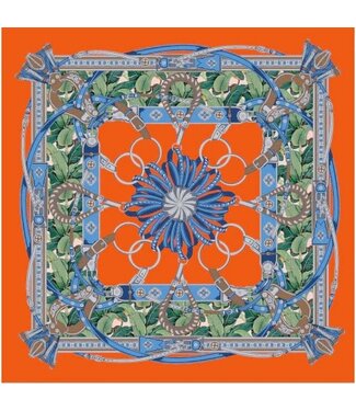 Lazy Jack Press Bits & Pieces Italian Silk Scarf