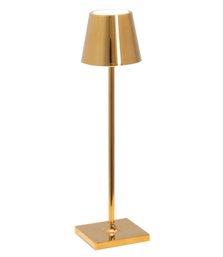 Zafferano America Poldina Micro Glossy Gold Lamp