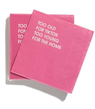 Chez Gagne Too Old for Tiktok - Paper Napkins