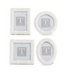 High Gloss Faux Bamboo Photo Frame - Round 3" Dia