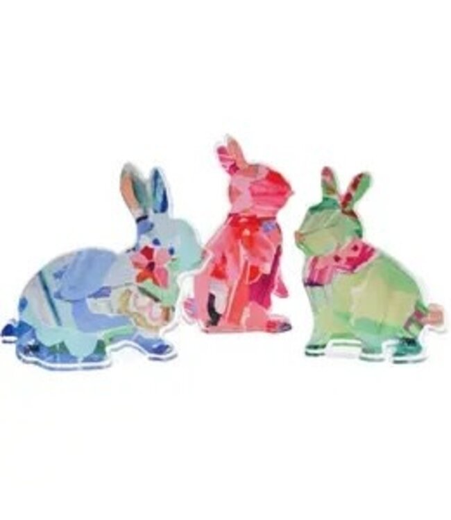 Acrylic Bunnies In Color