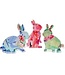 Acrylic Bunnies In Color