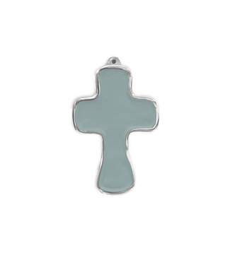 Beatriz Ball ENCANTO Athens Cross Ornament (Slate)