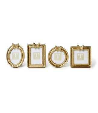 Two's Company Golden Butterfly Photo Frames