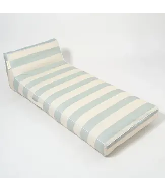 SunnyLife Luxe Lie-On Lounger La Palma Sage Stripe