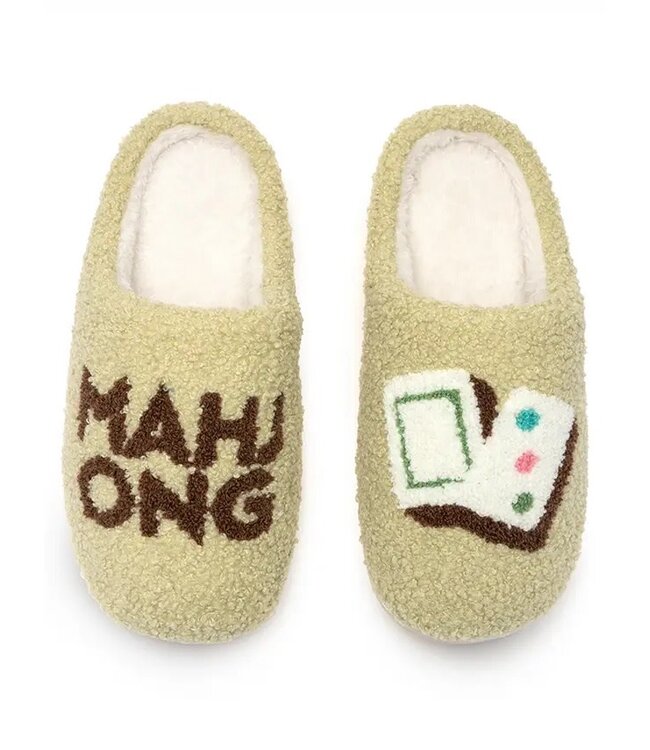 S/M Mahjong Slippers