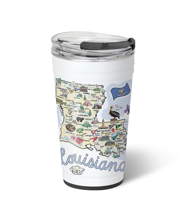 Louisiana Party Cup 24oz