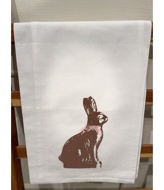 Monique Perry Chocolate Bunny Tea Towel