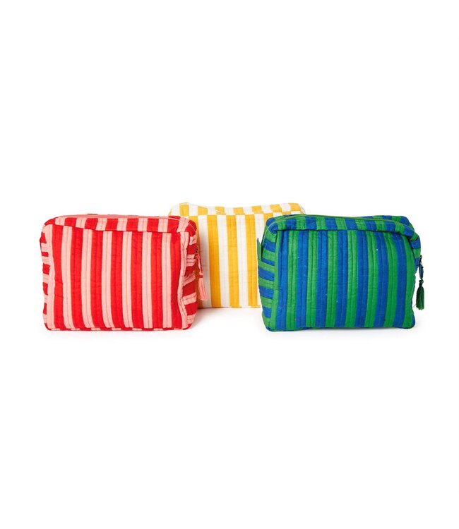 Striped Multi Purpose Pouch