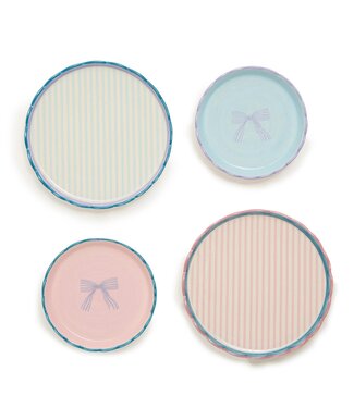Two's Company Stripe Trinket Dish