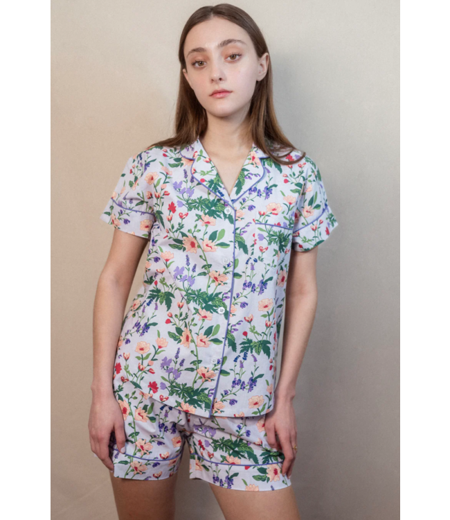 Garden Groove Lavender Pajama Set