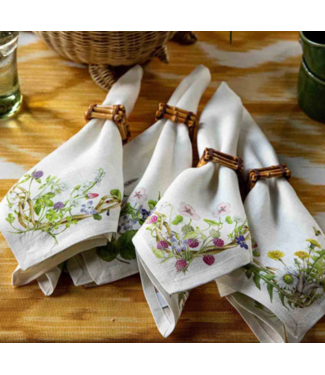 Juliska Meadow Walk Linen Napkin - Multi