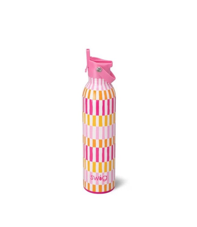 Sherbet Stripe Flip + Sip Bottle 26oz
