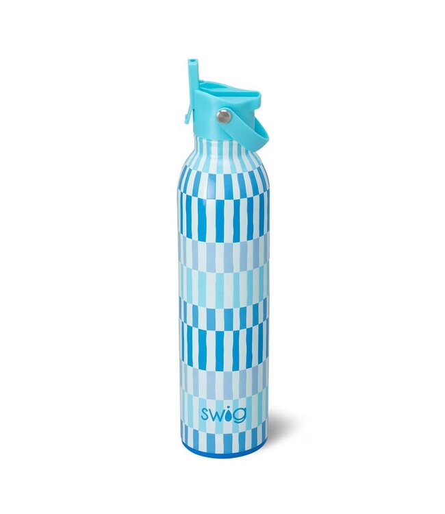 Glacier Stripe Flip + Sip Bottle 26oz