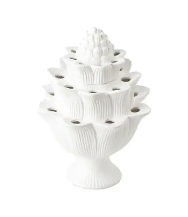 Tulipiere Artichoke White Small