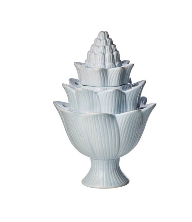 Tulipiere Artichoke Light Blue Large