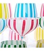 S/4 Stripe Hand-Painted Coupe Glass