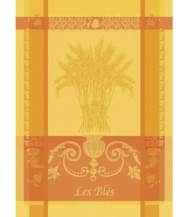 Les Bles Safran Jacquard Kitchen Towel