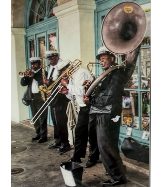 James Macaluso Sidewalk Jazz 5x7