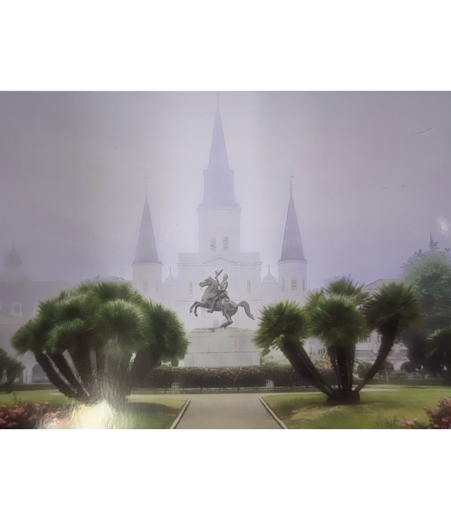 Jackson Square Foggy 5x7