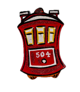 Cynthia Kolls Little Streetcar Ornament