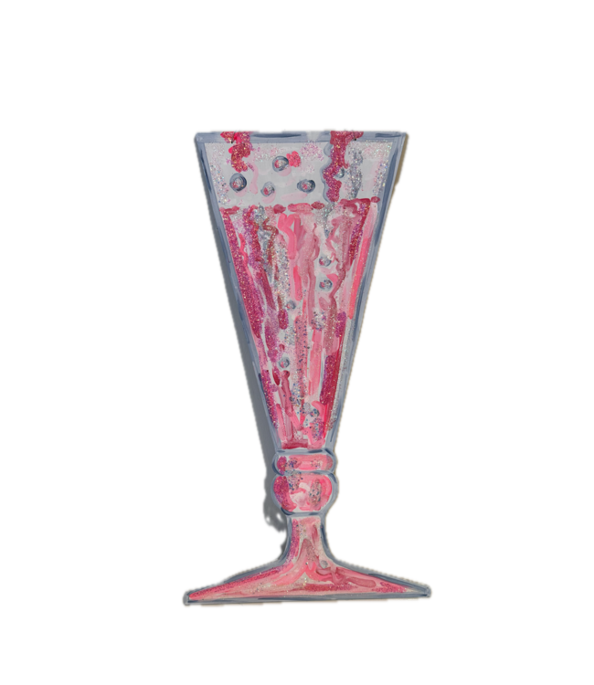 Champagne Flute Door Hanger