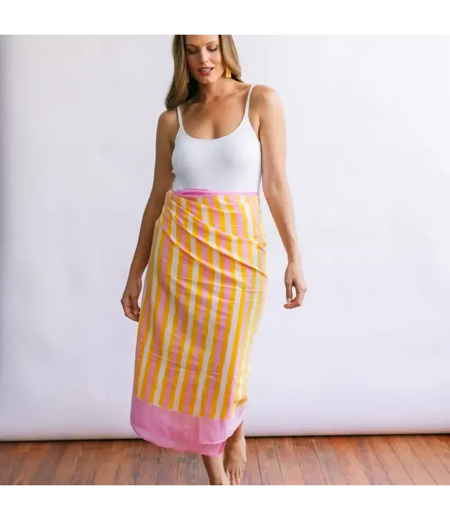 Sunkissed Stripe Marina Sarong