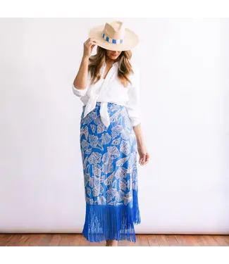 Sunshine Tienda Mermaid Ruby Fringe Sarong