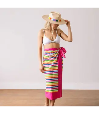 Sunshine Tienda Andie Rainbow Stripe Sarong