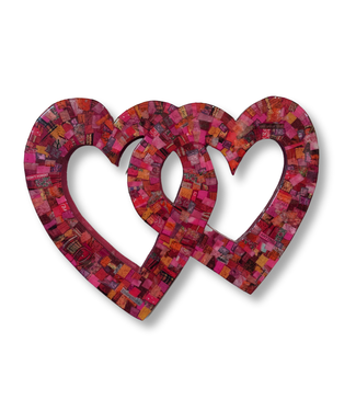 Cynthia Kolls Cynthia Kolls Resin Interlocking Hearts