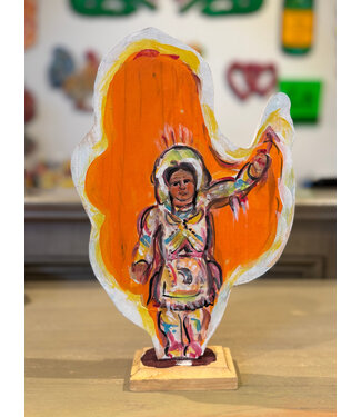 Lorraine Gendron Lorraine Gendron Mardi Gras Indian (Orange)