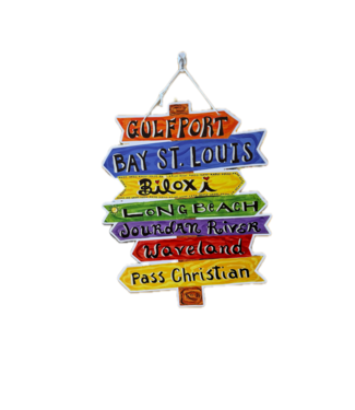 Cynthia Kolls Mississippi Directions Door Hanger