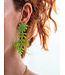 Marbled Fern Earrings